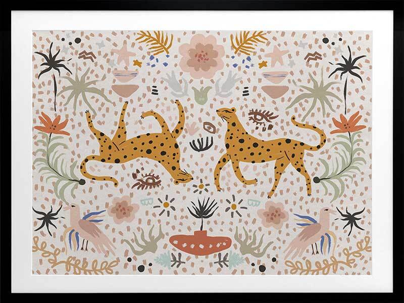 Leopard Life I Framed Art Print