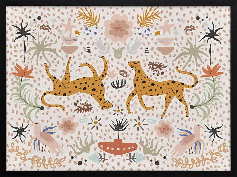 Leopard Life I Framed Art Print