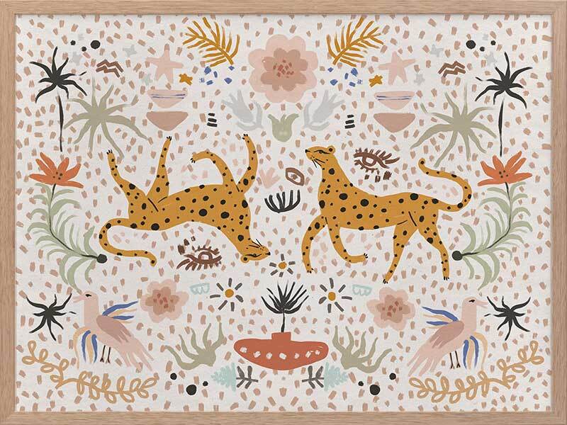 Leopard Life I Framed Art Print