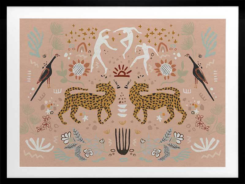 Leopard Life II Framed Art Print