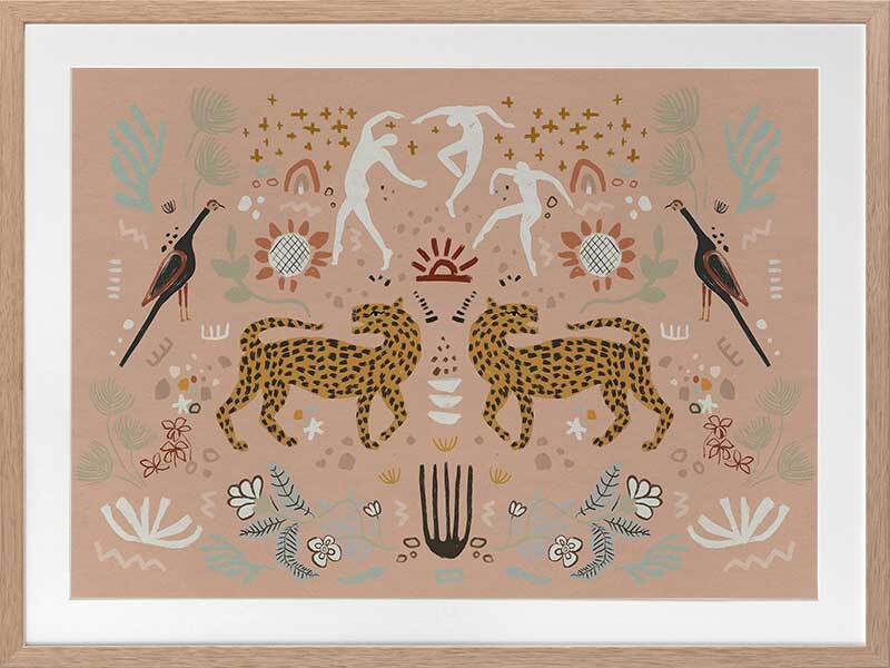 Leopard Life II Framed Art Print