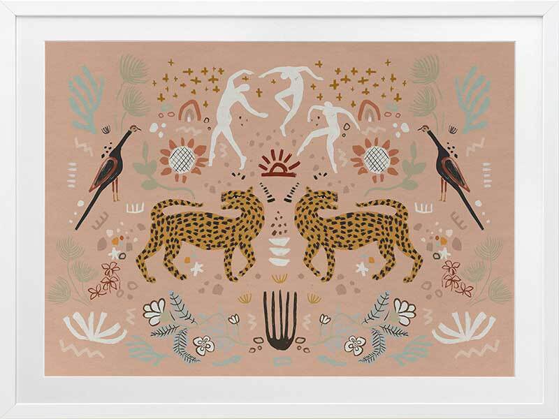 Leopard Life II Framed Art Print