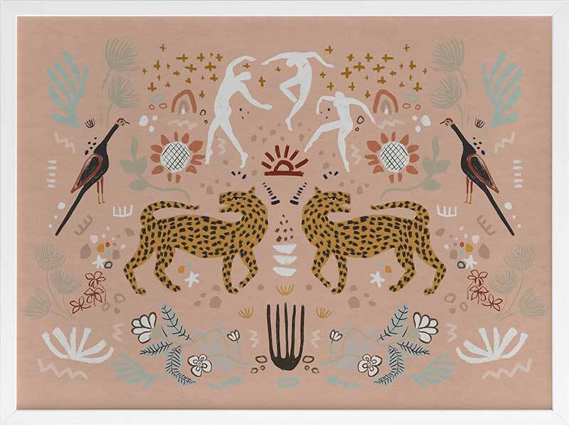 Leopard Life II Framed Art Print