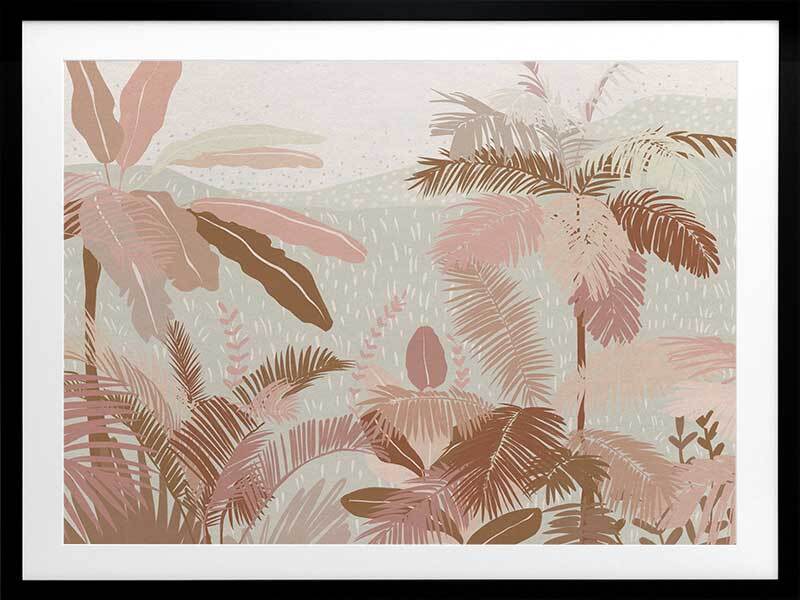 Palms Framed Art Print