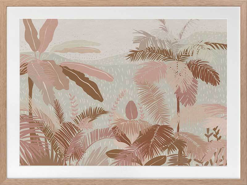 Palms Framed Art Print