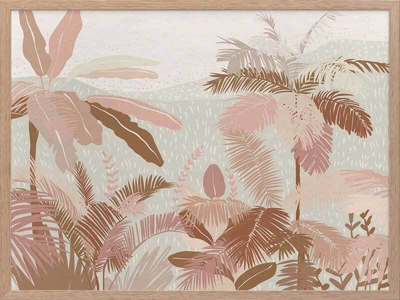 Palms Framed Art Print