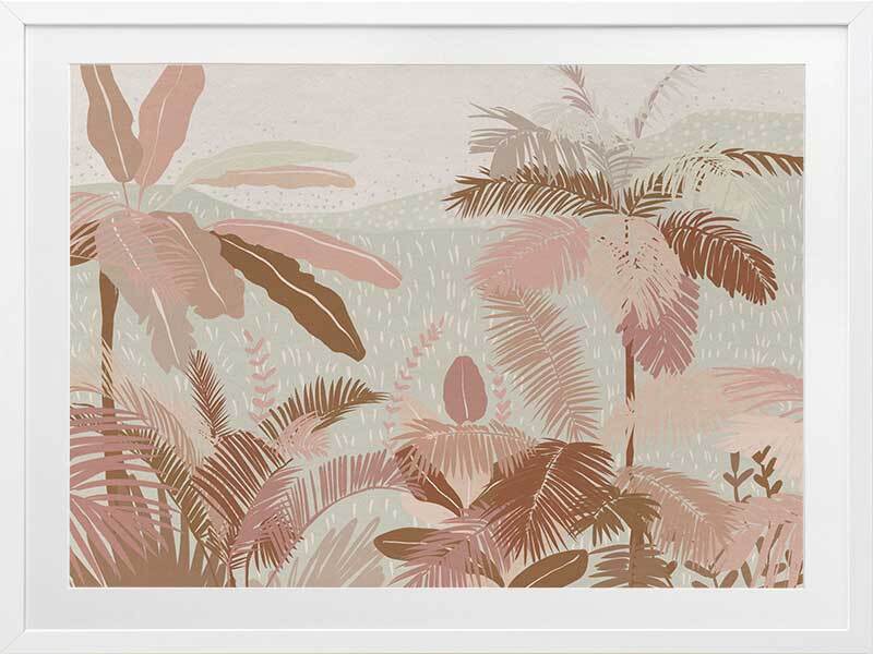 Palms Framed Art Print