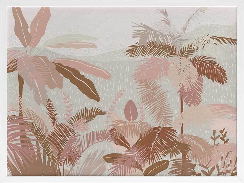 Palms Framed Art Print