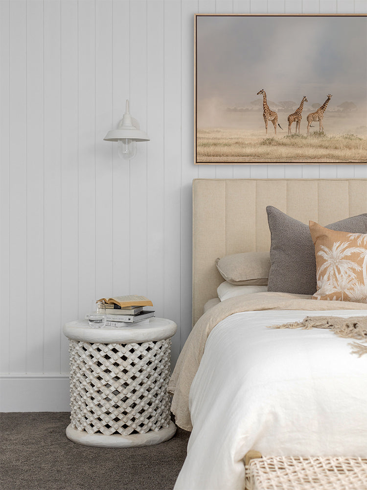 Wandering Giraffes Canvas Art Print