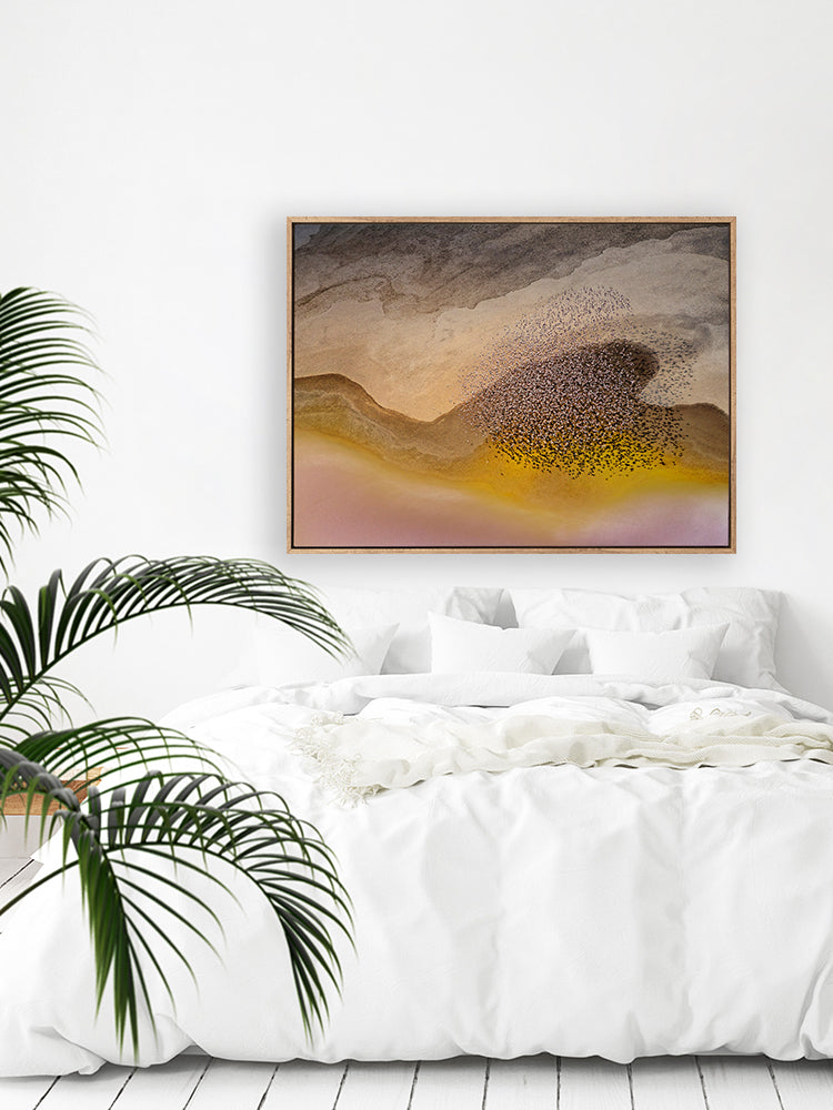 Lakeside Birds Canvas Art Print