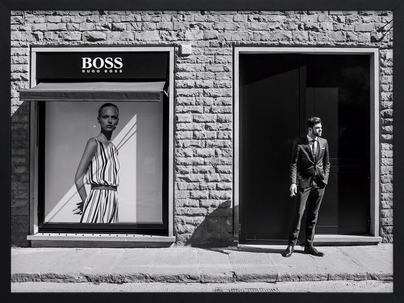 Boss Framed Art Print