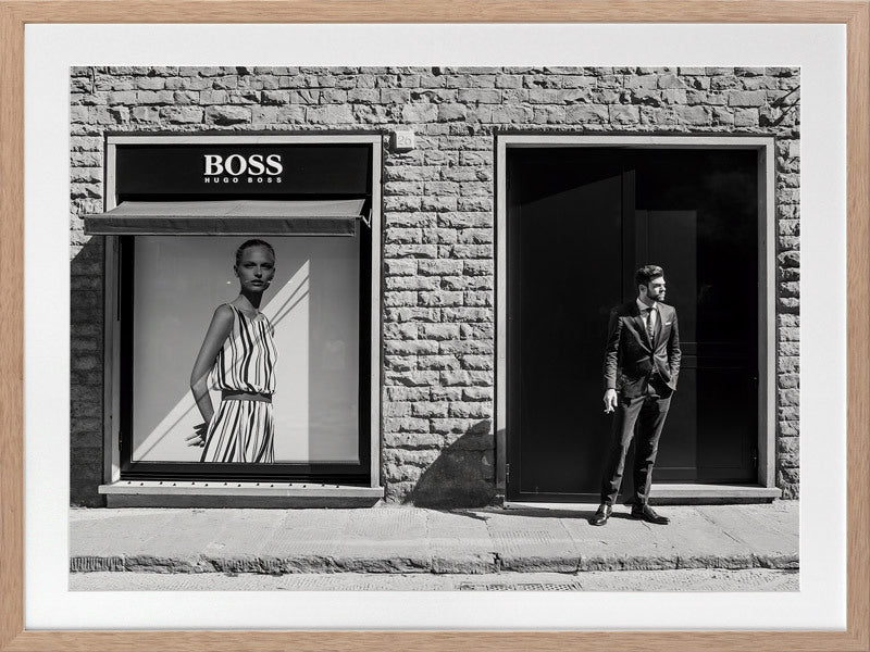 Boss Framed Art Print