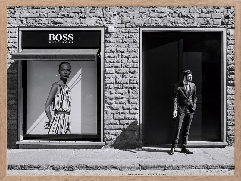 Boss Framed Art Print