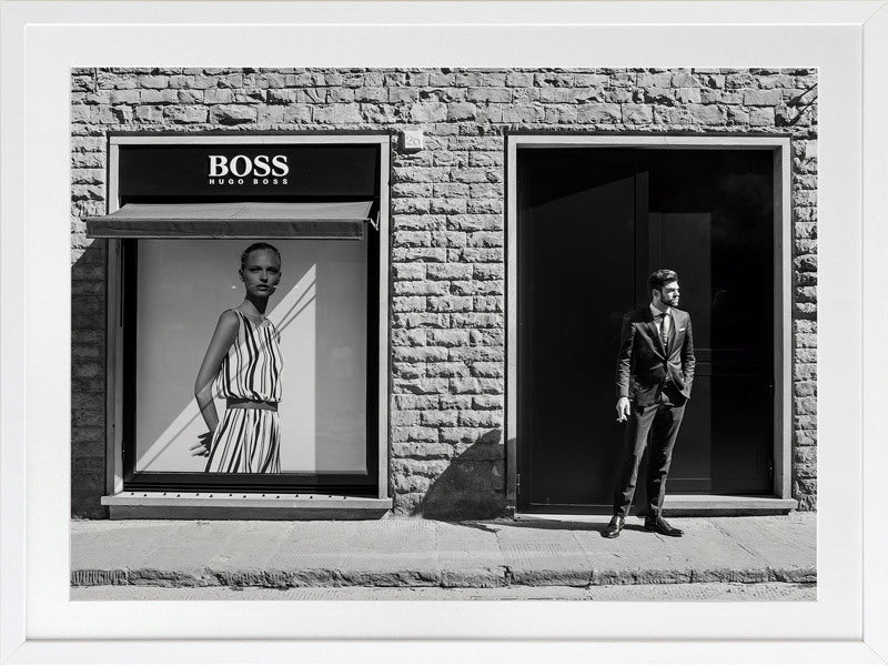 Boss Framed Art Print