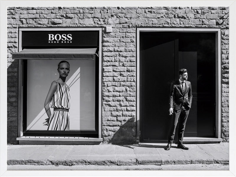 Boss Framed Art Print