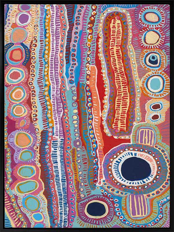 Malikijarra Jukurrpa Canvas Art Print
