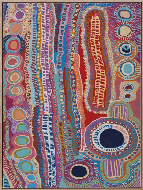 Malikijarra Jukurrpa Canvas Art Print
