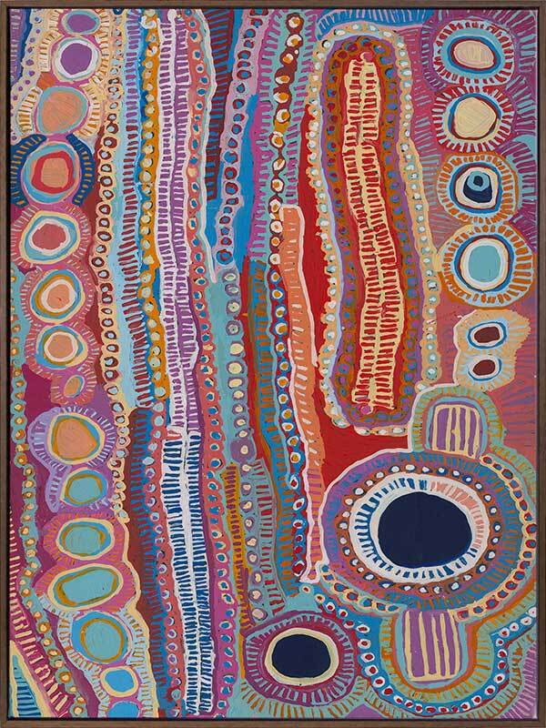 Malikijarra Jukurrpa Canvas Art Print