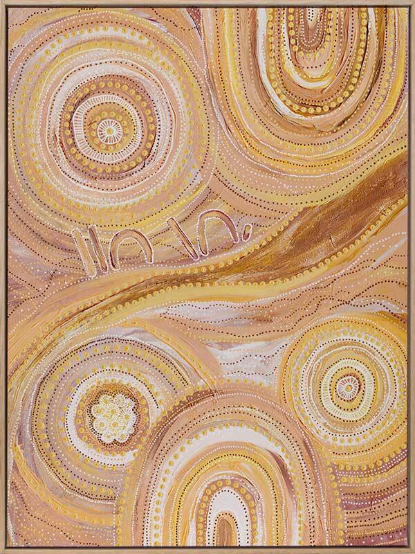 Ngurrbul Light Canvas Art Print