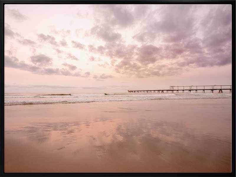 Peach Sunrise Canvas Art Print