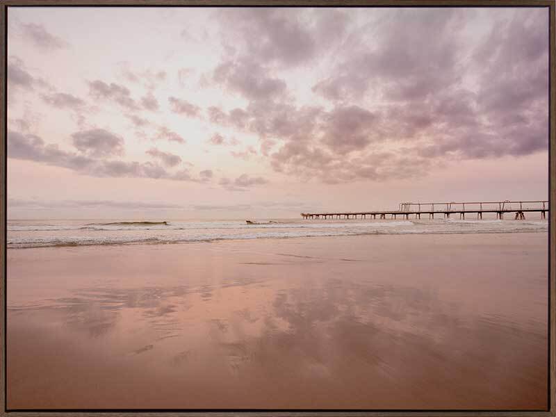 Peach Sunrise Canvas Art Print