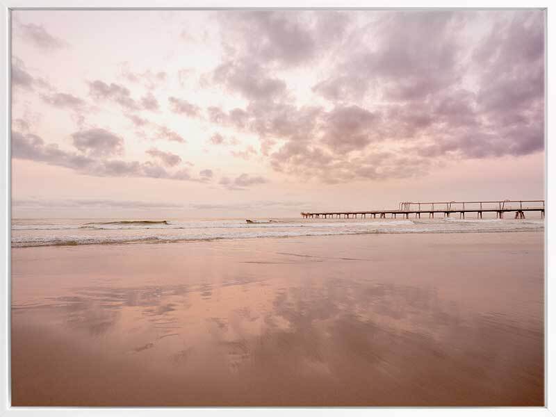 Peach Sunrise Canvas Art Print