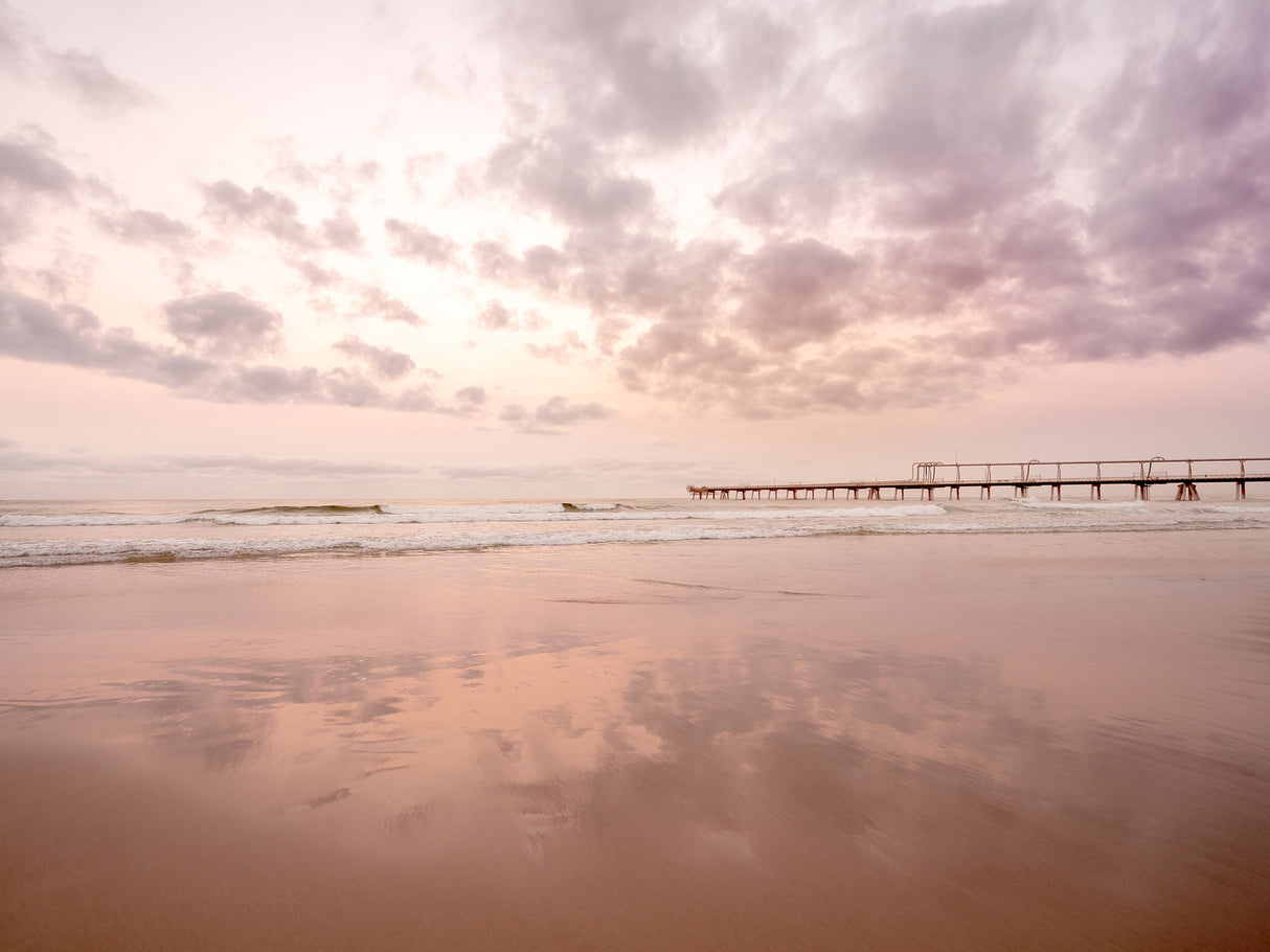 Peach Sunrise Canvas Art Print