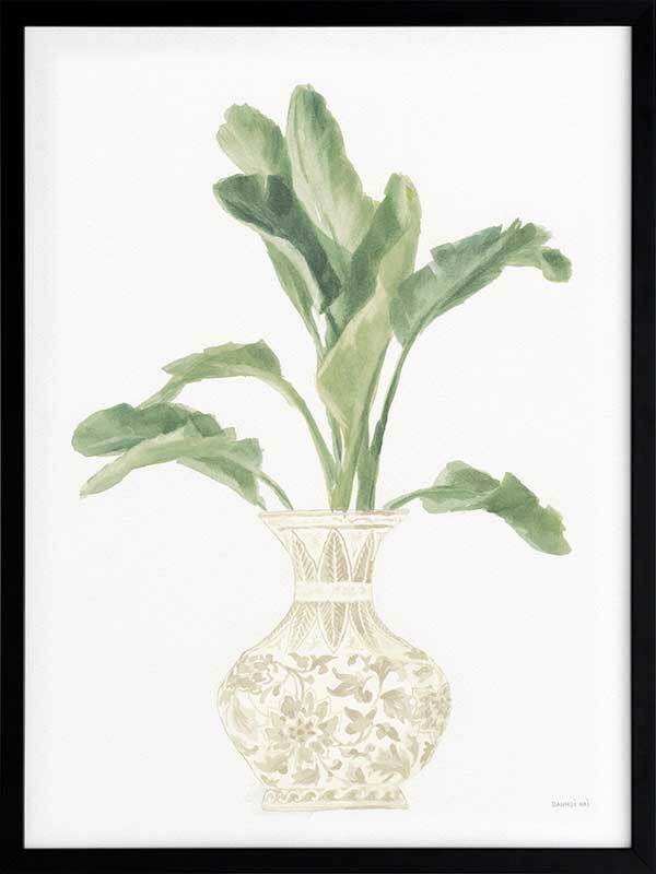 Fronds I Framed Art Print