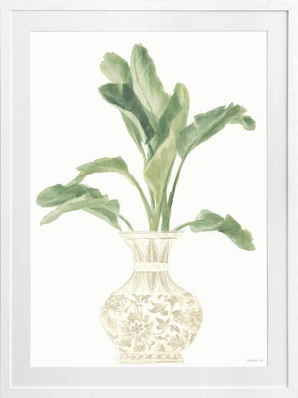 Fronds I Framed Art Print