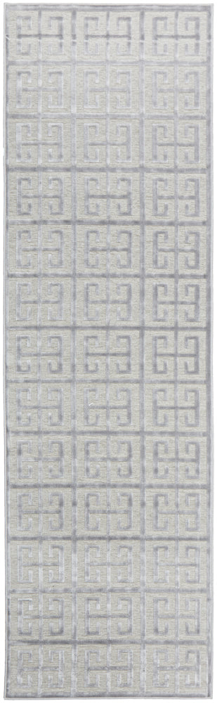 Mid-century Modern Zara Silver Rug