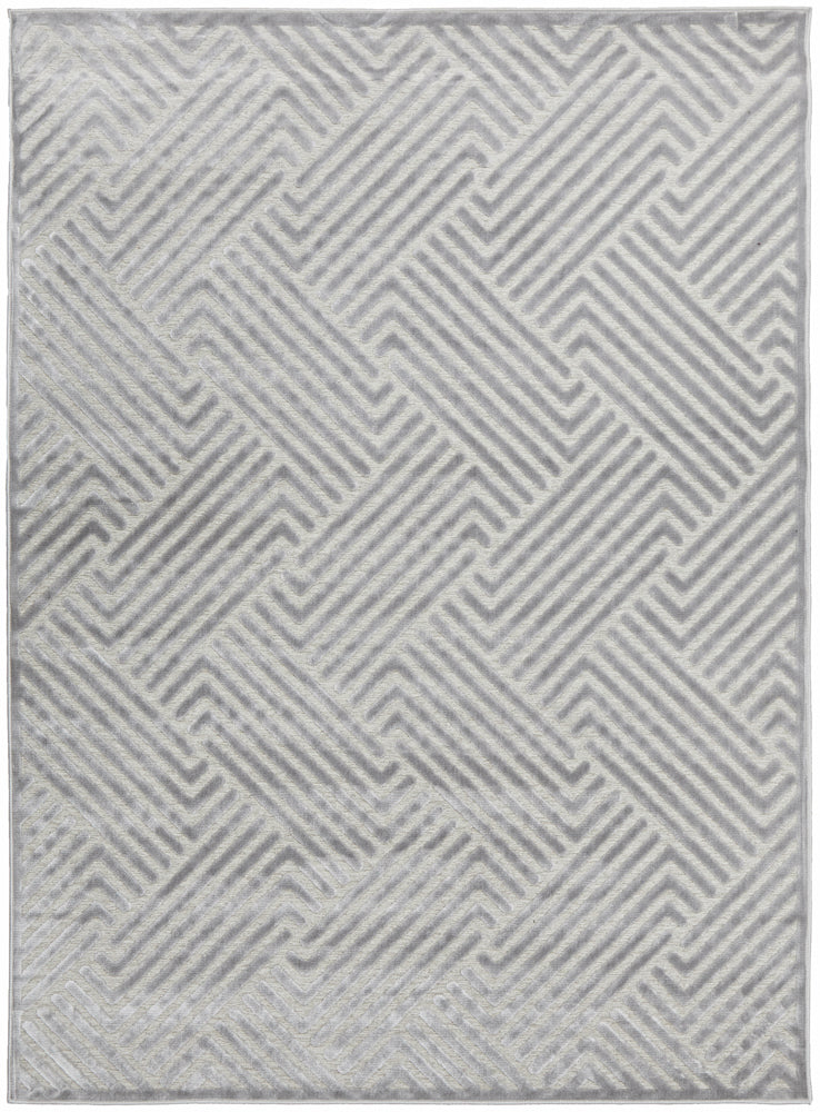Mid-century Modern Sophia Silver Rug