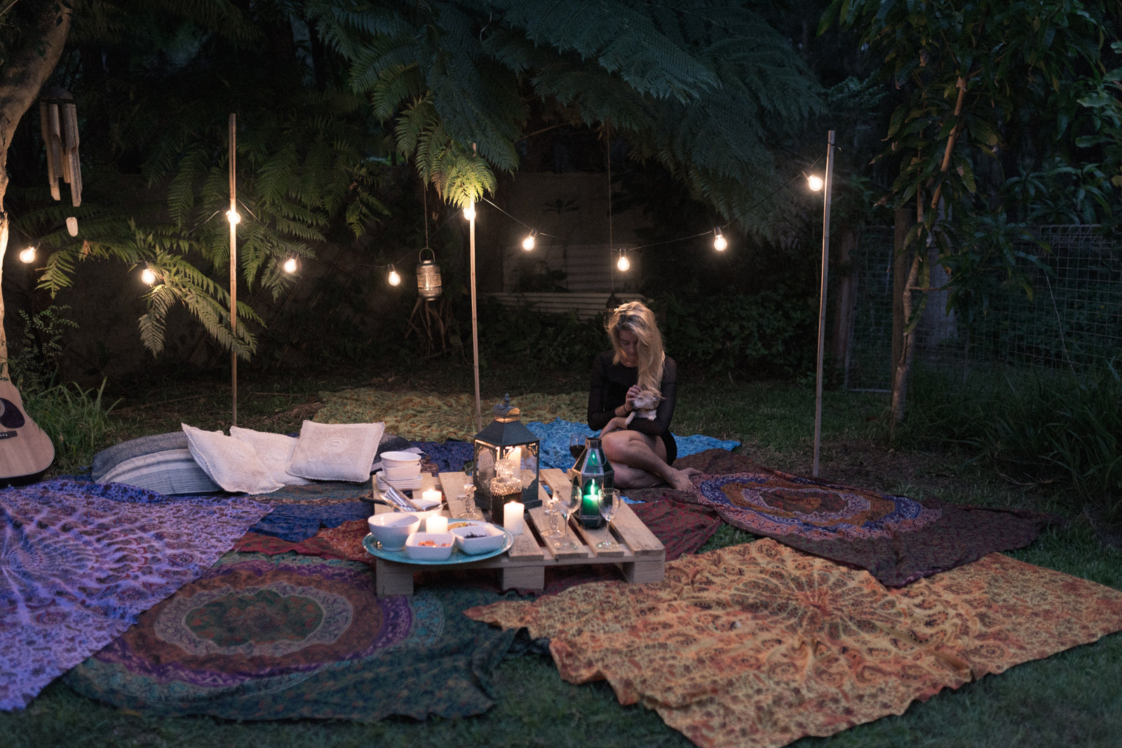 BOHEMIAN BACKYARD FIRST DATE