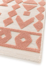 Pico Peach Textured Outdoor Rug