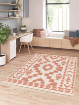 Pico Peach Textured Outdoor Rug