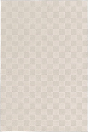 Ivory Chequered Rug - Lost Design Society