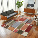 Mondrian Mosaic Colour Block Rug
