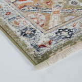 Transitional Medallion Tassel Rug