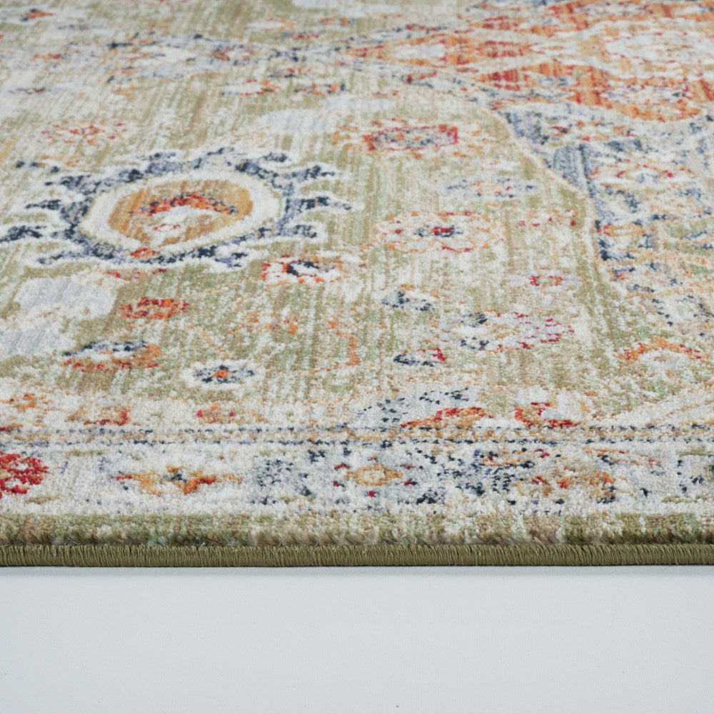 Transitional Medallion Tassel Rug