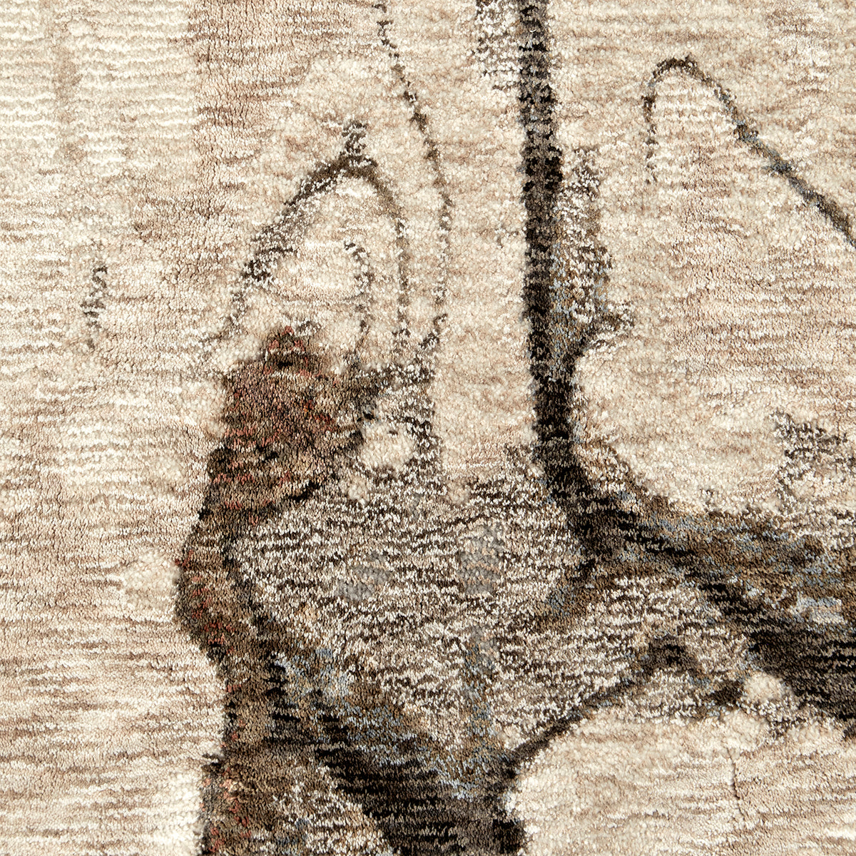 Travertine Flow Marble Abstract Rug