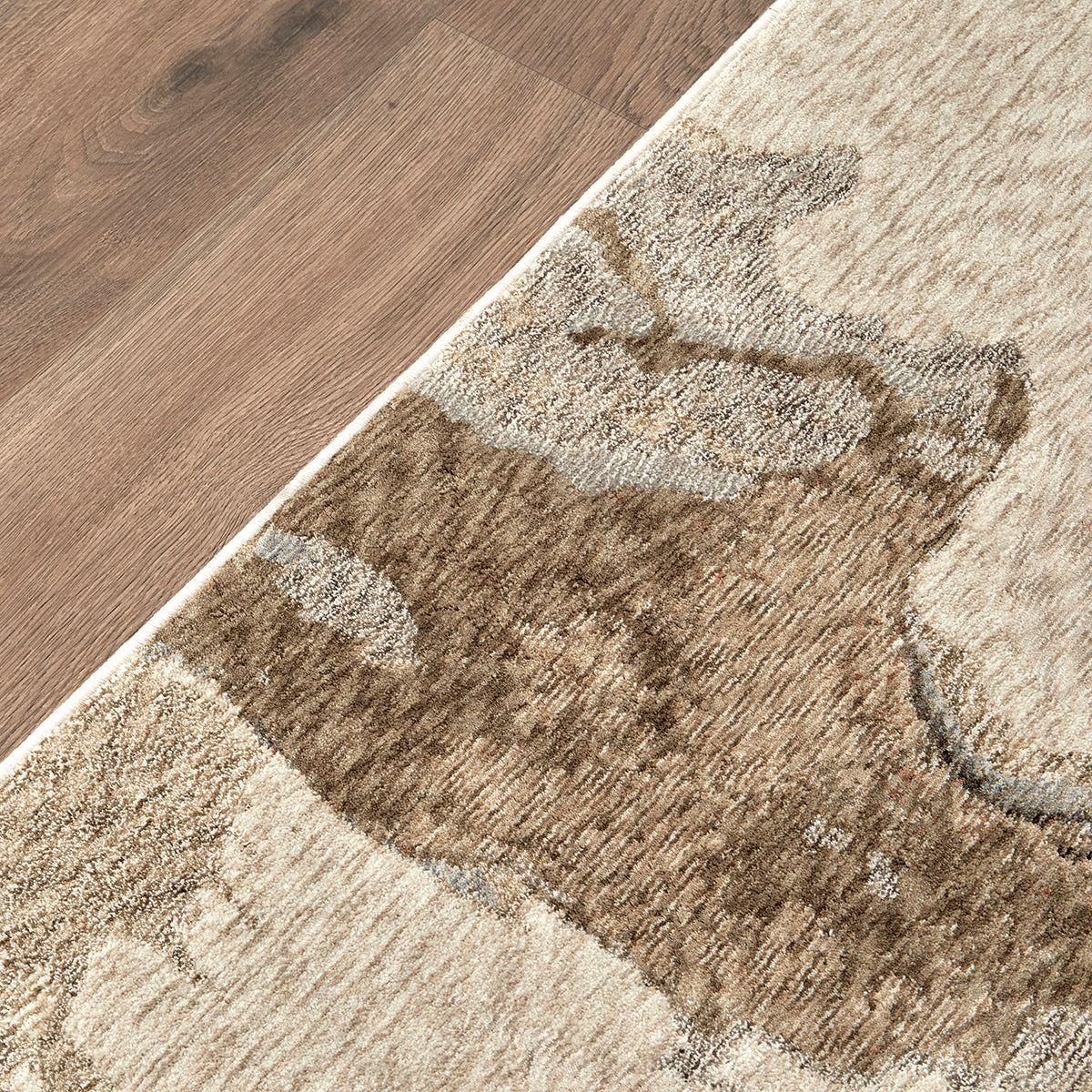 Travertine Flow Marble Abstract Rug