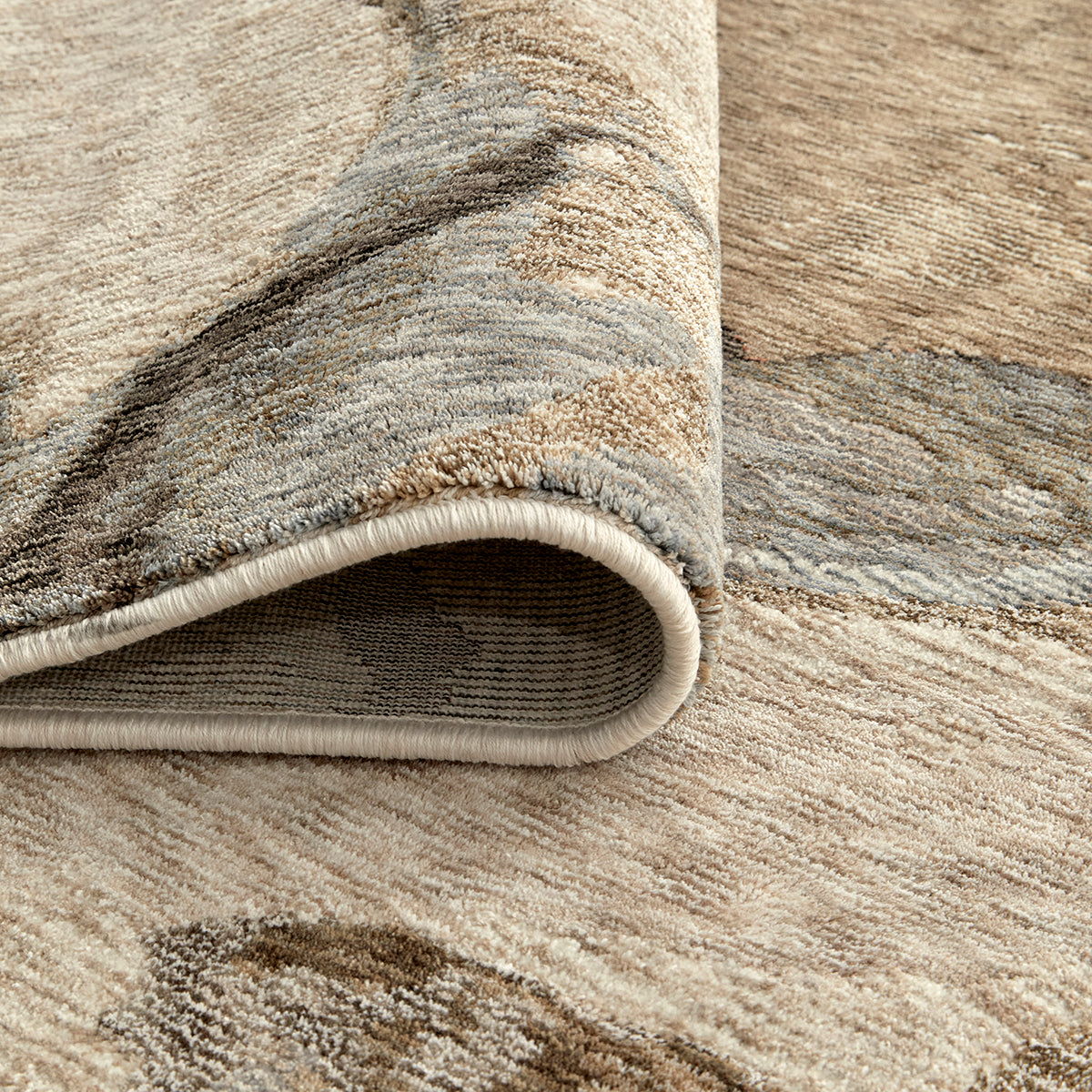 Travertine Flow Marble Abstract Rug