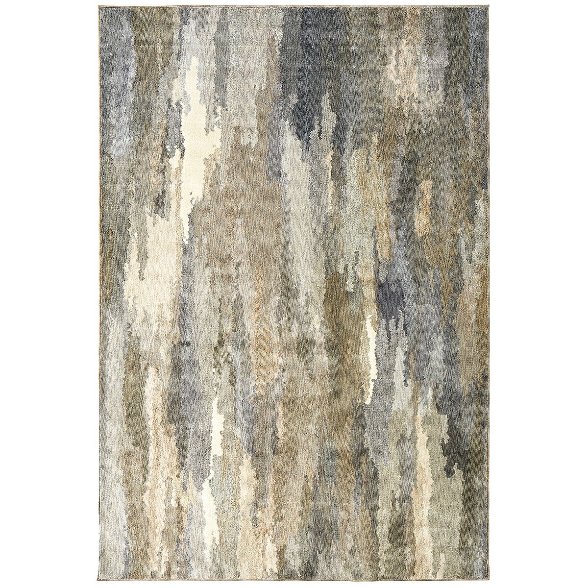 Mistfall Abstract Transitional Rug