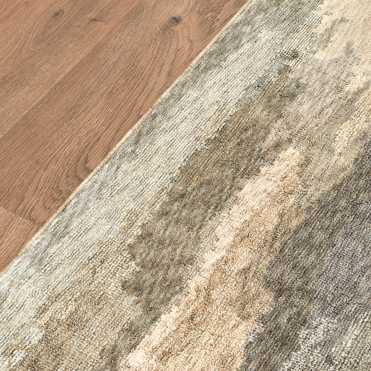 Mistfall Abstract Transitional Rug