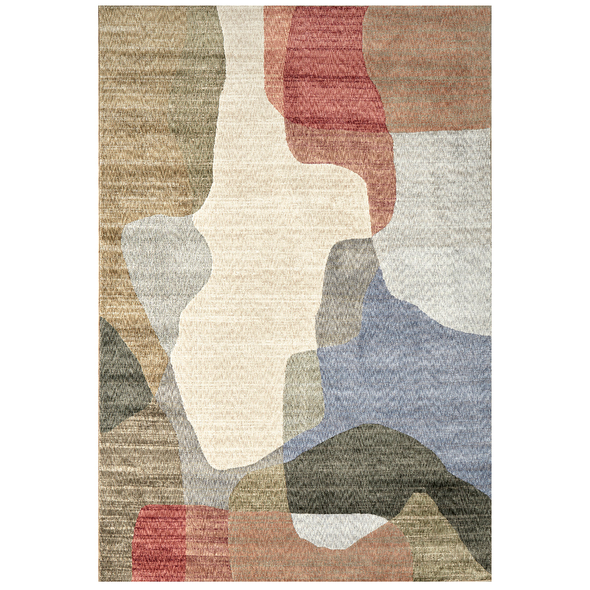 Terra Flow Contemporary Abstract Rug