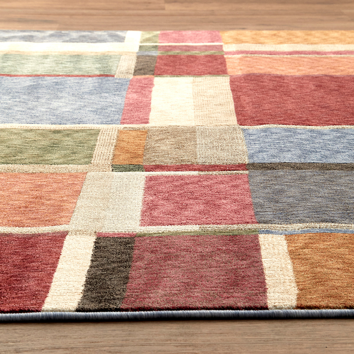 Mondrian Mosaic Colour Block Rug