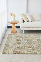 Meadow Mist Fringed Rug