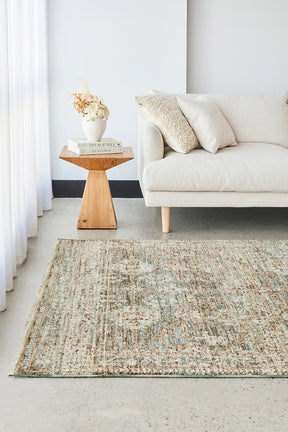 Meadow Mist Fringed Rug - Lost Design Society