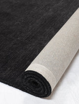 Black Wool Rug