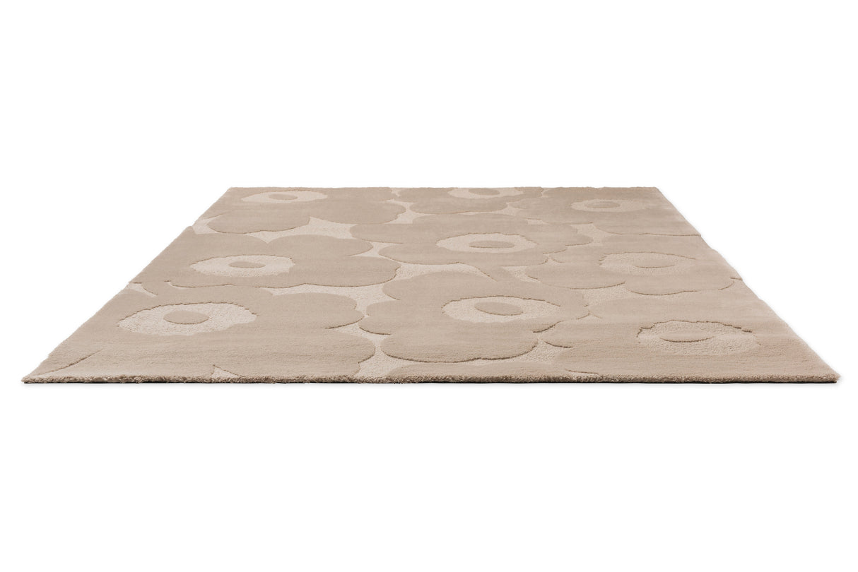 Marimekko Bloom Beige Floral Wool Rug