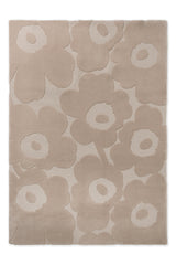 Marimekko Bloom Beige Floral Wool Rug